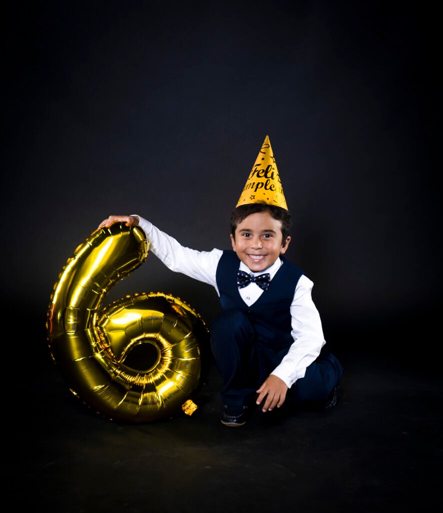 Sesión de fotos de cumpleaños infantil en Barcelona